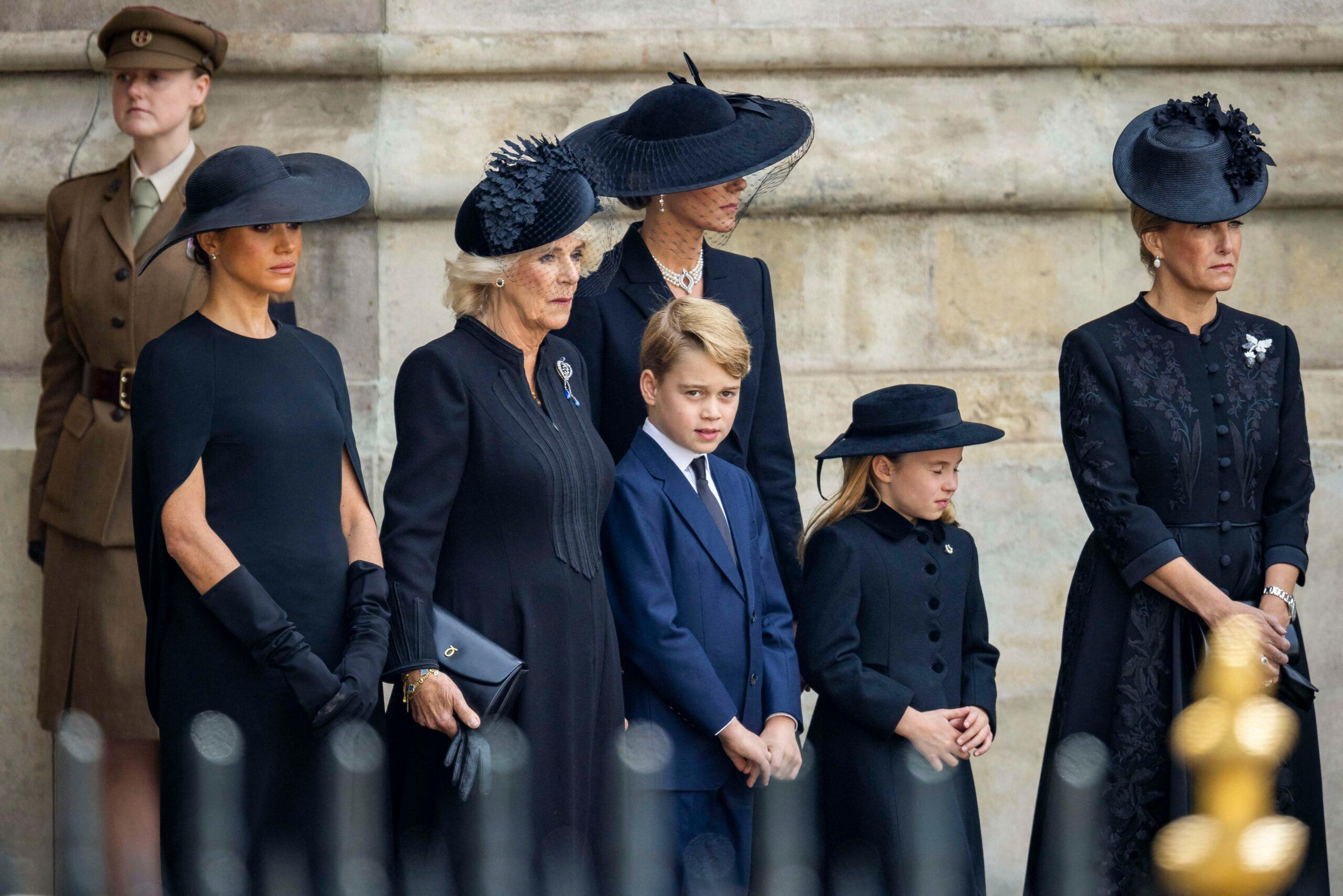Funeral of Queen Elizabeth II at Westminster Abbey, London.