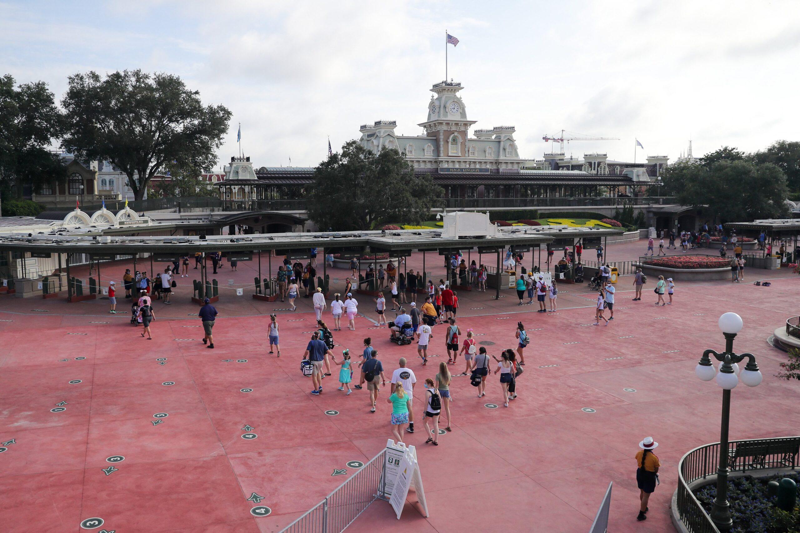Disney World's Magic Kingdom entrance