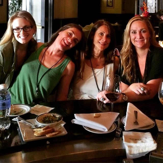 Robin Kaye surrounded by loved ones