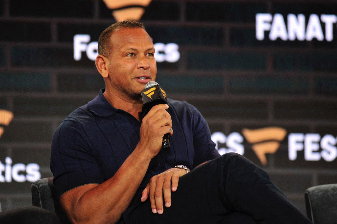 Alex Rodriguez working with Fanatics.