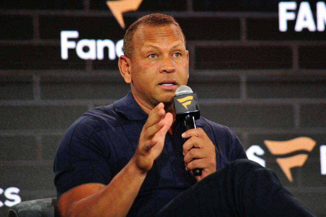 Alex Rodriguez working with Fanatics.