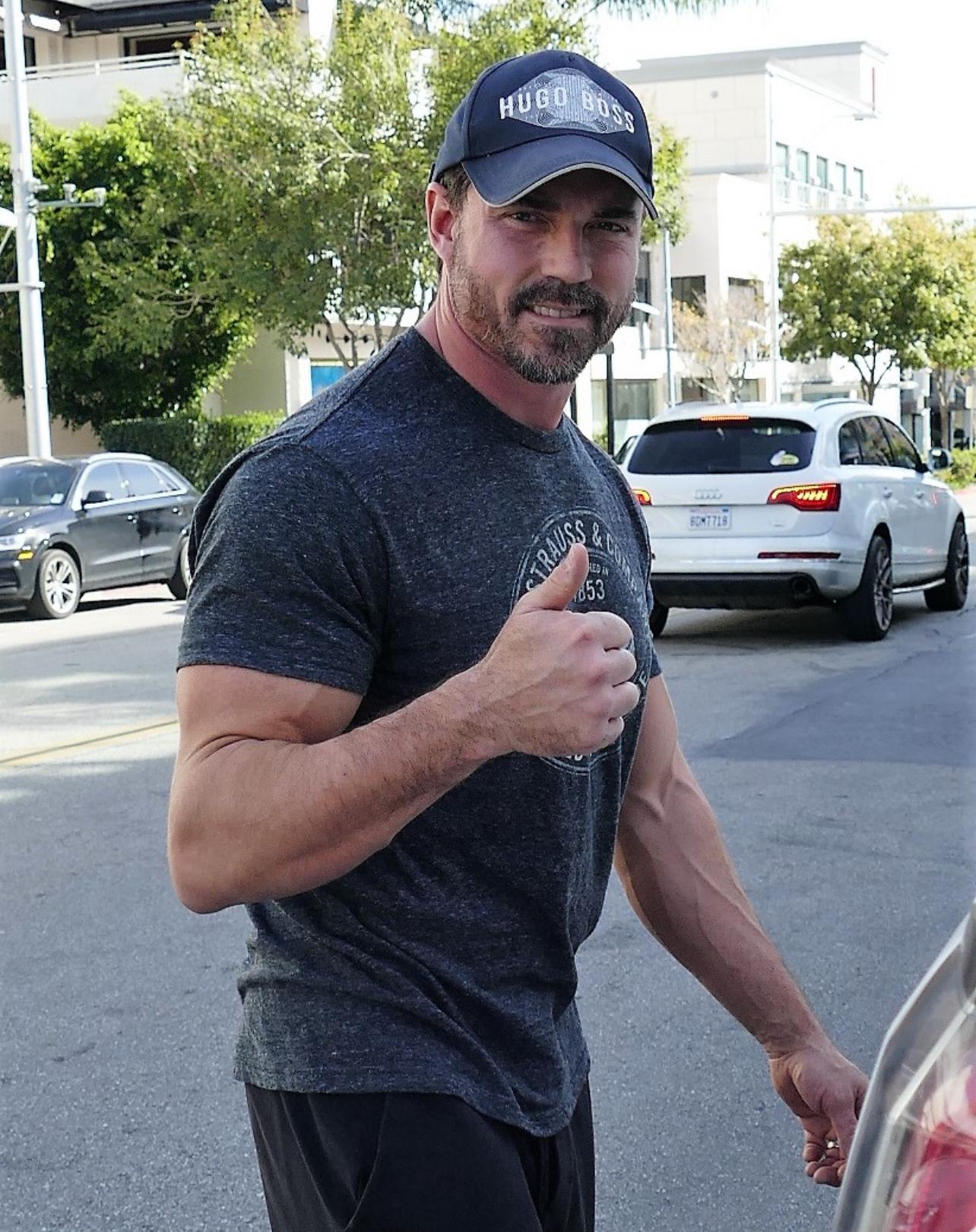 Denise Richards' New Husband Aaron Phypers Seen Leaving After Dropping Wife To Andy Cohen's Baby Shower