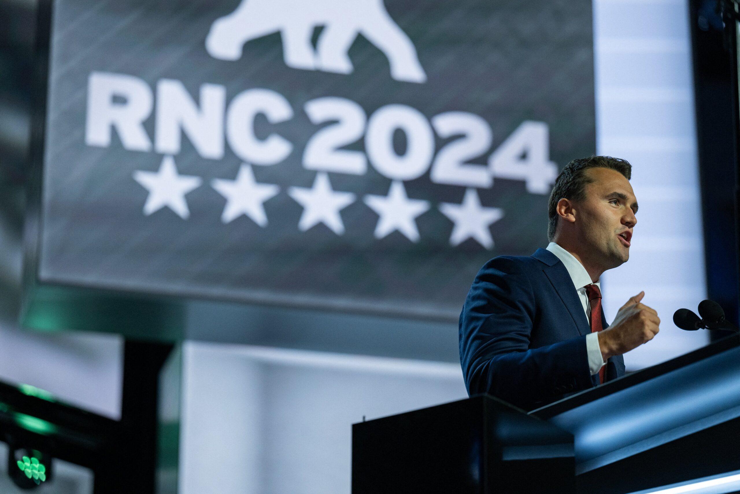 Charlie Kirk at RNC 2024
