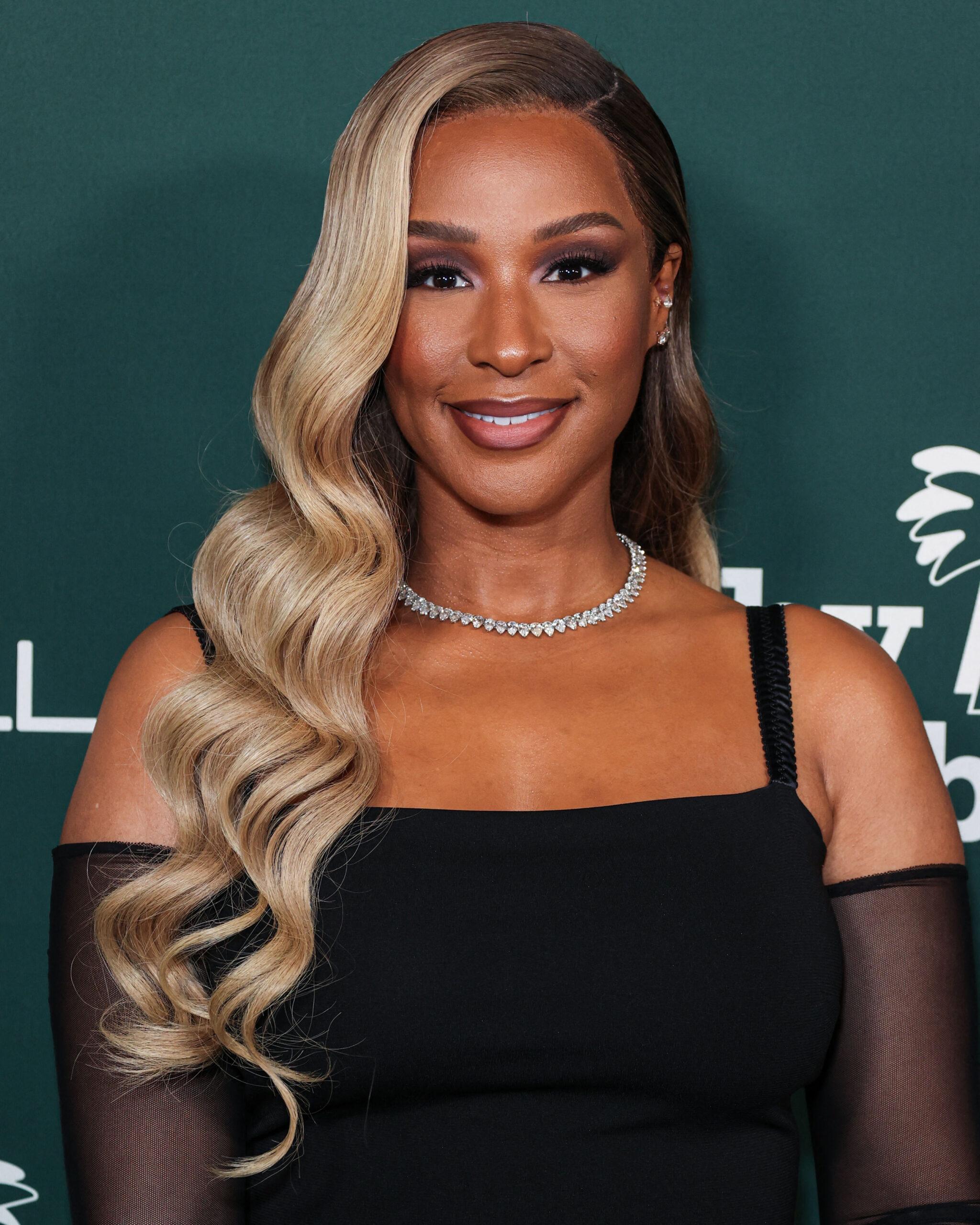 Savannah James posing on the red carpet.