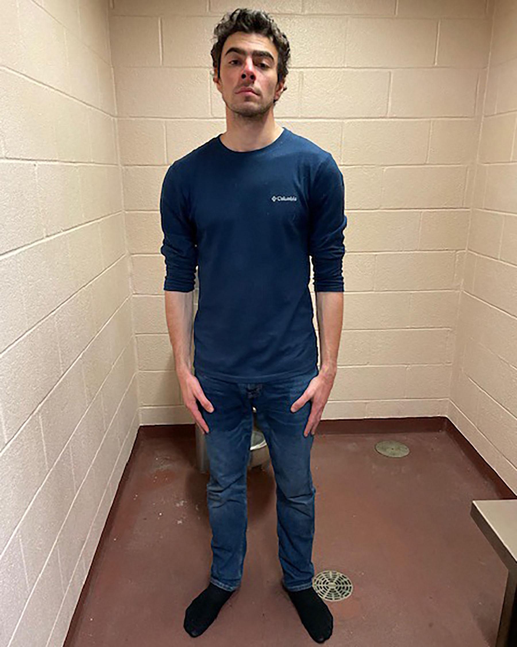 Alleged UnitedHealthcare CEO killer Luigi Mangione pictured after his arrest in Altoona, Pennsylvania.