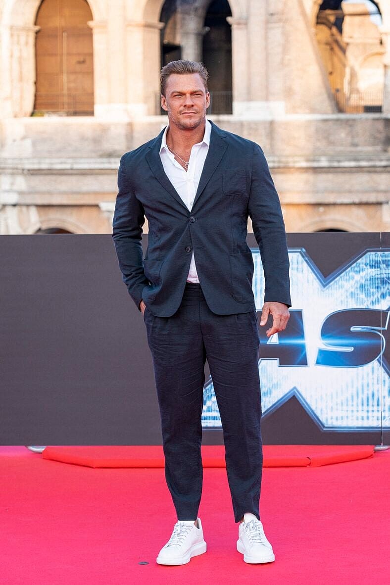 Alan Ritchson at the "Fast X" World Premiere in Rome