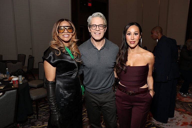 Mary Cosby and Andy Cohen.