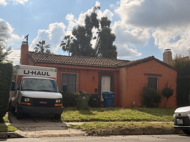 Mickey Rourke's rental home