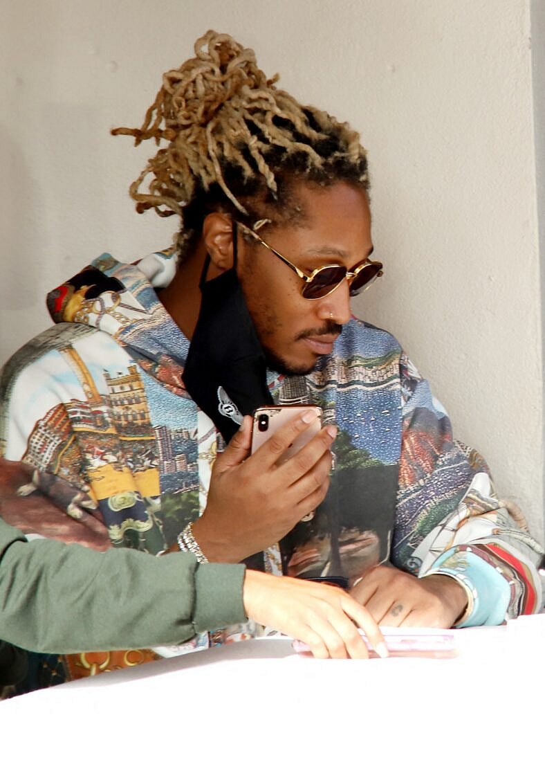 Rapper Future gets lunch at Il Pastio