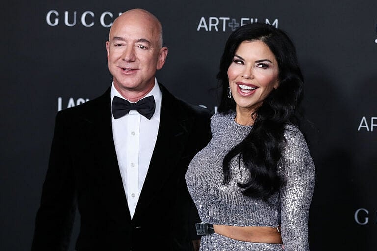 Jeff Bezos and Lauren Sanchez