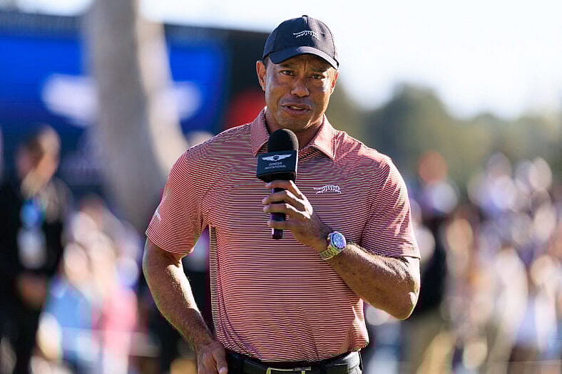 Tiger Woods at a golf tournament