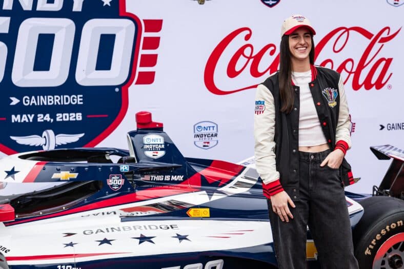 Caitlin Clark at INDYCAR 2026: 110th Indianapolis 500 Red Carpet