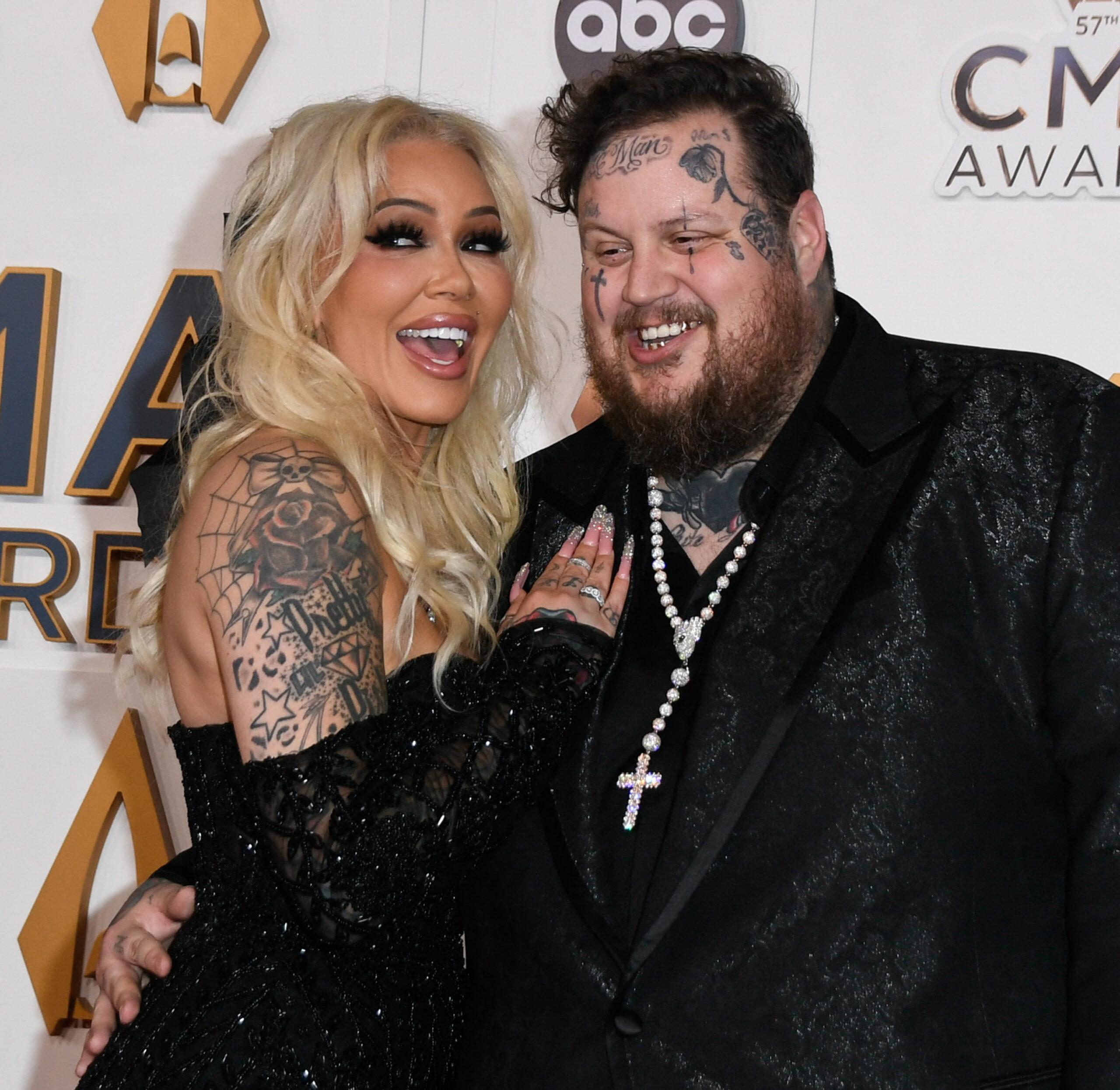 Bunnie Xo and Jelly Roll at CMA Awards