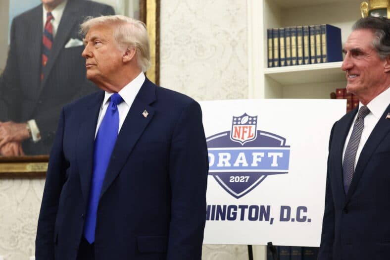 Trump Announces DC Will Host the 2027 NFL Draft