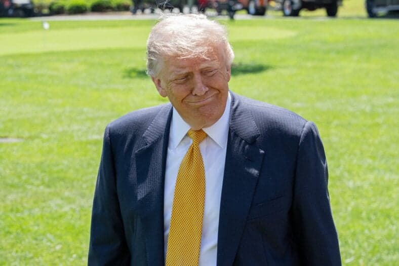 President Trump Departs White House For China